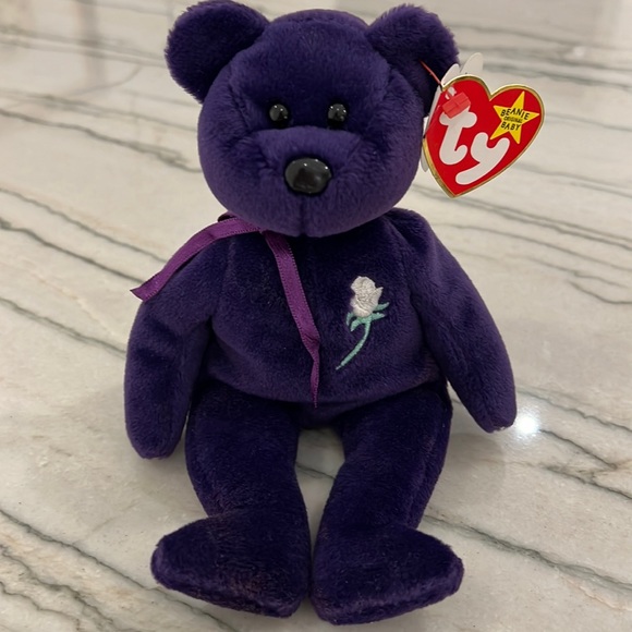 Ty Other - NWT Ty Beanie Baby - PRINCESS Diana Bear 1997 RARE & RETIRED